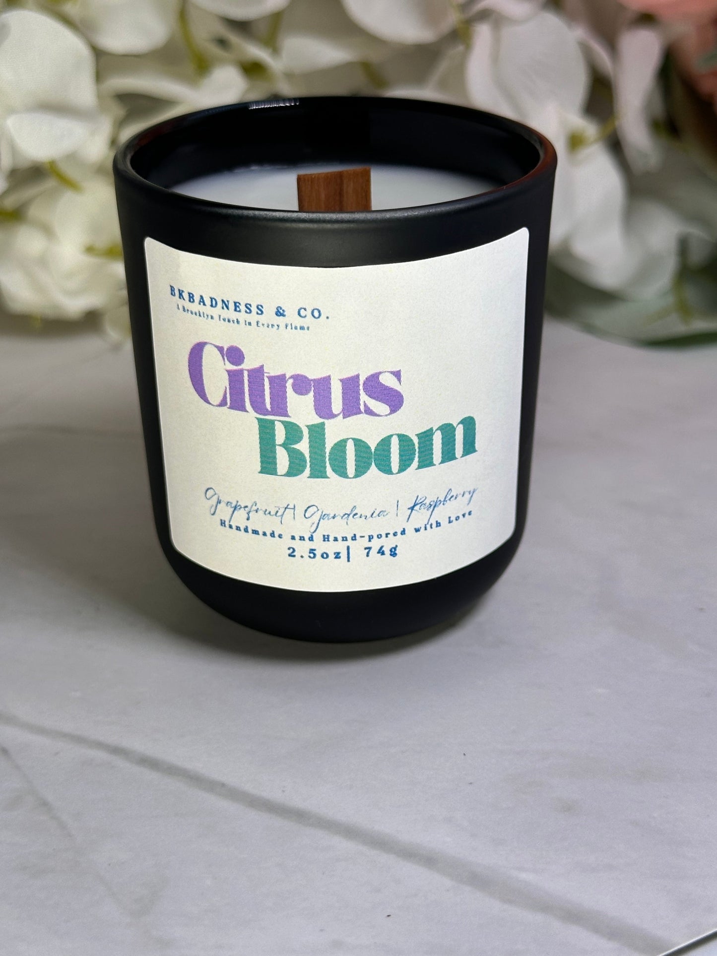 Citrus Bloom Candle Bkbadness & Co.