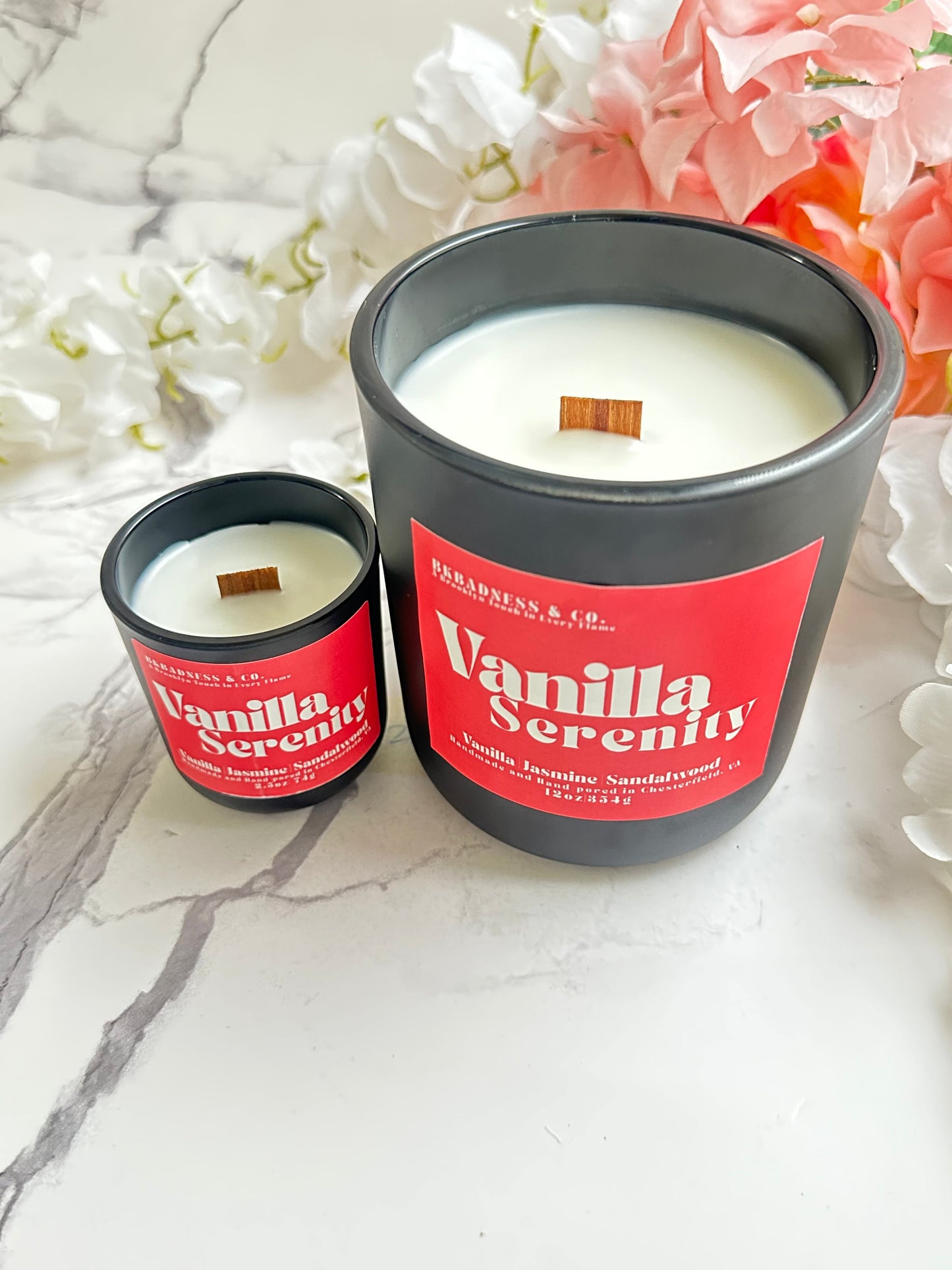 Vanilla Serenity Candle Bkbadness & Co.