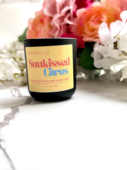 Sunkissed Citrus Candle Bkbadness & Co.
