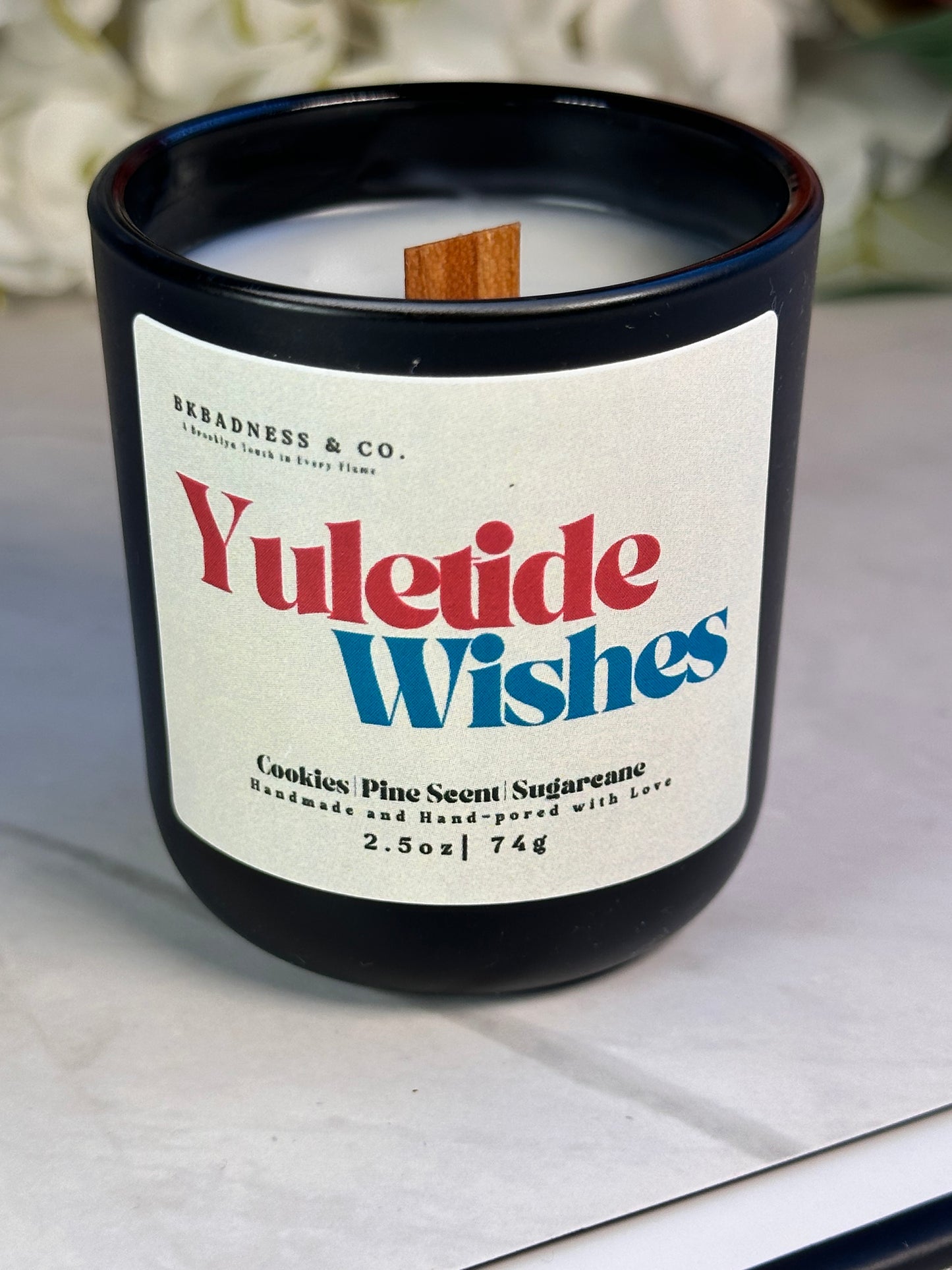 Yuletide Wishes Candle