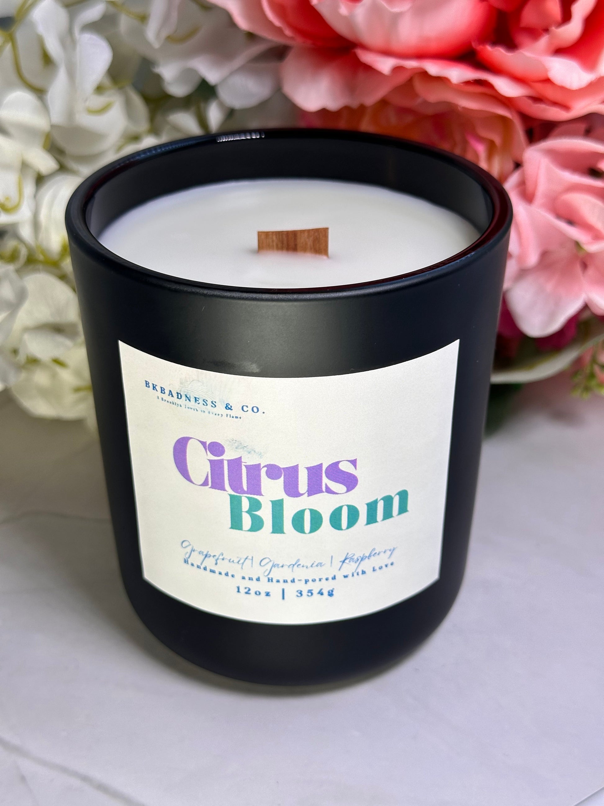 Citrus Bloom Candle Bkbadness & Co.