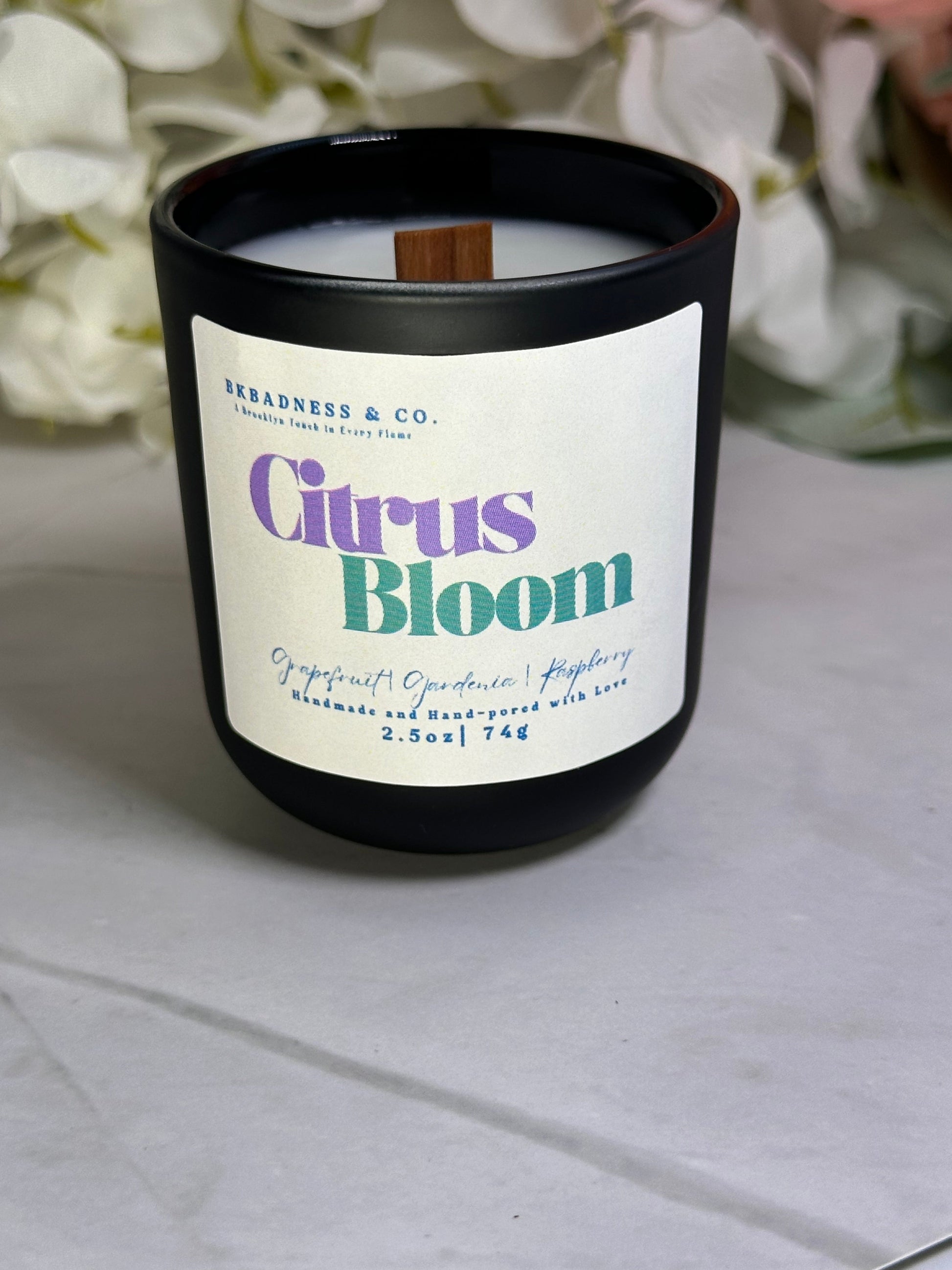 Citrus Bloom Candle Bkbadness & Co.