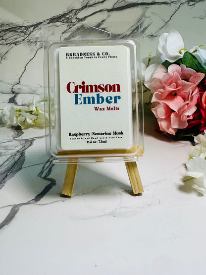 Crimson Ember Wax Melt Bkbadness & Co.