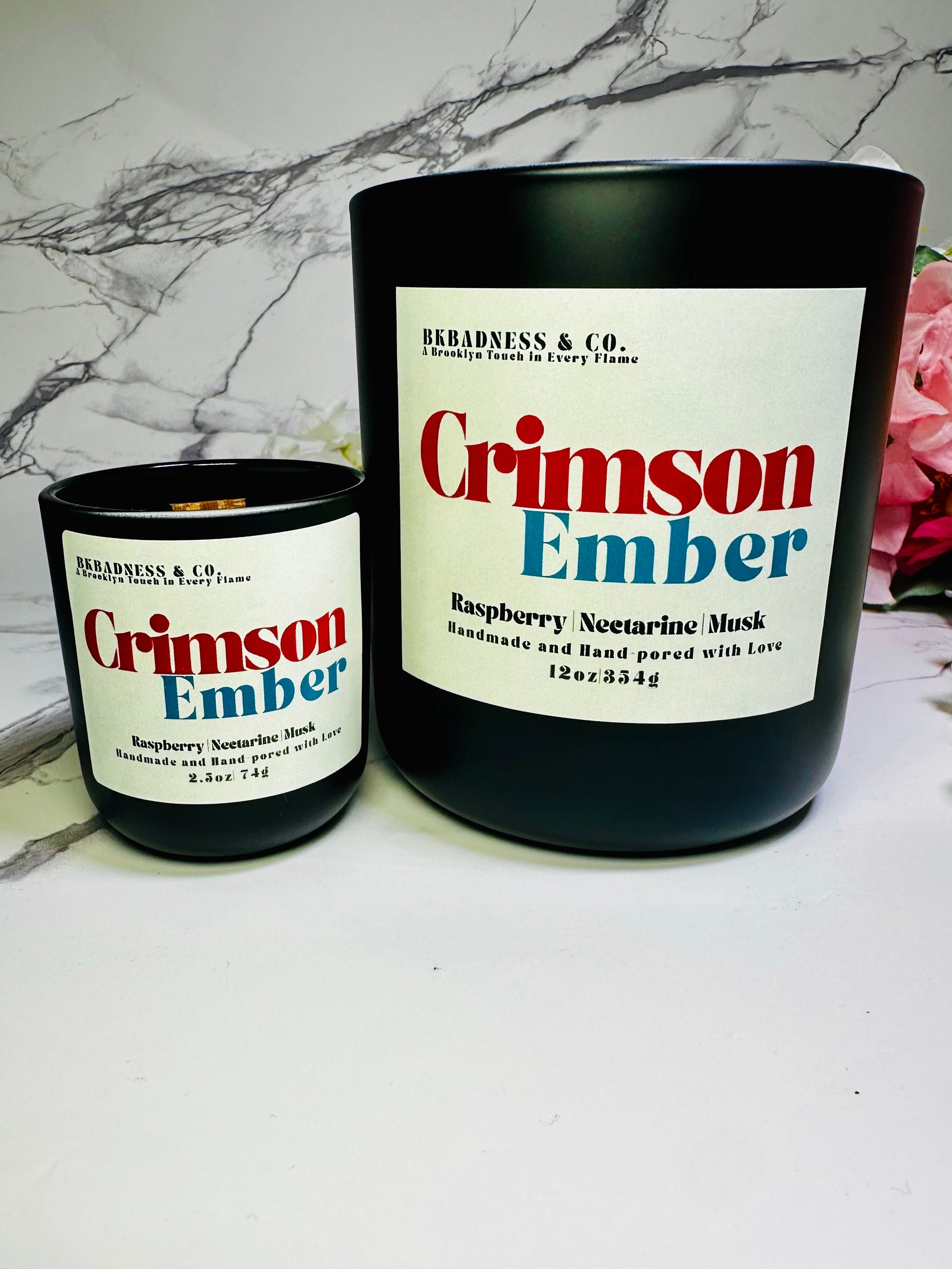 Crimson Ember Candle Bkbadness & Co.
