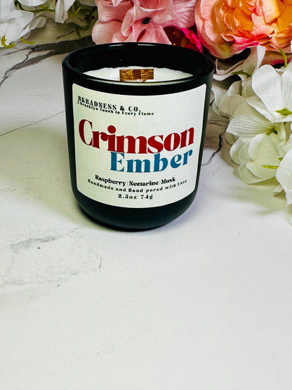 Crimson Ember Candle Bkbadness & Co.