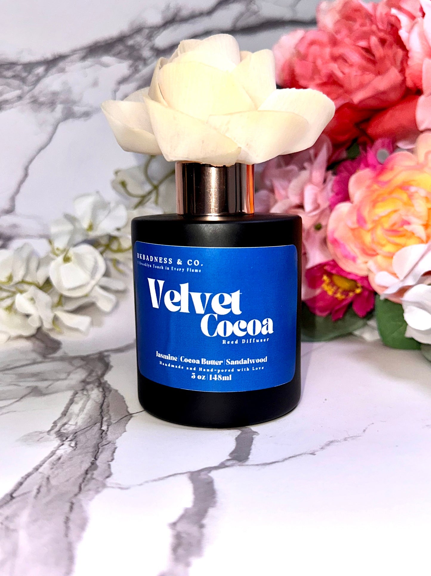 Velvet Cocoa Reed Diffuser Bkbadness & Co.