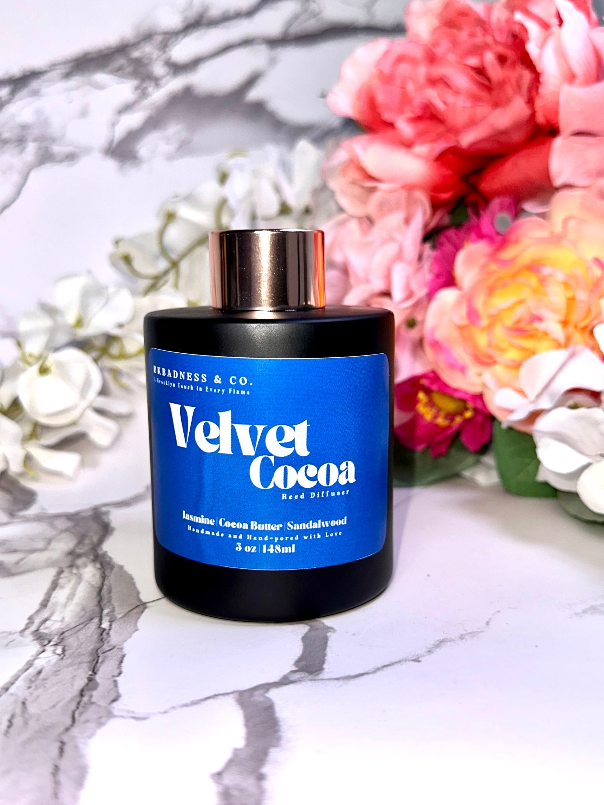 Velvet Cocoa Reed Diffuser Bkbadness & Co.