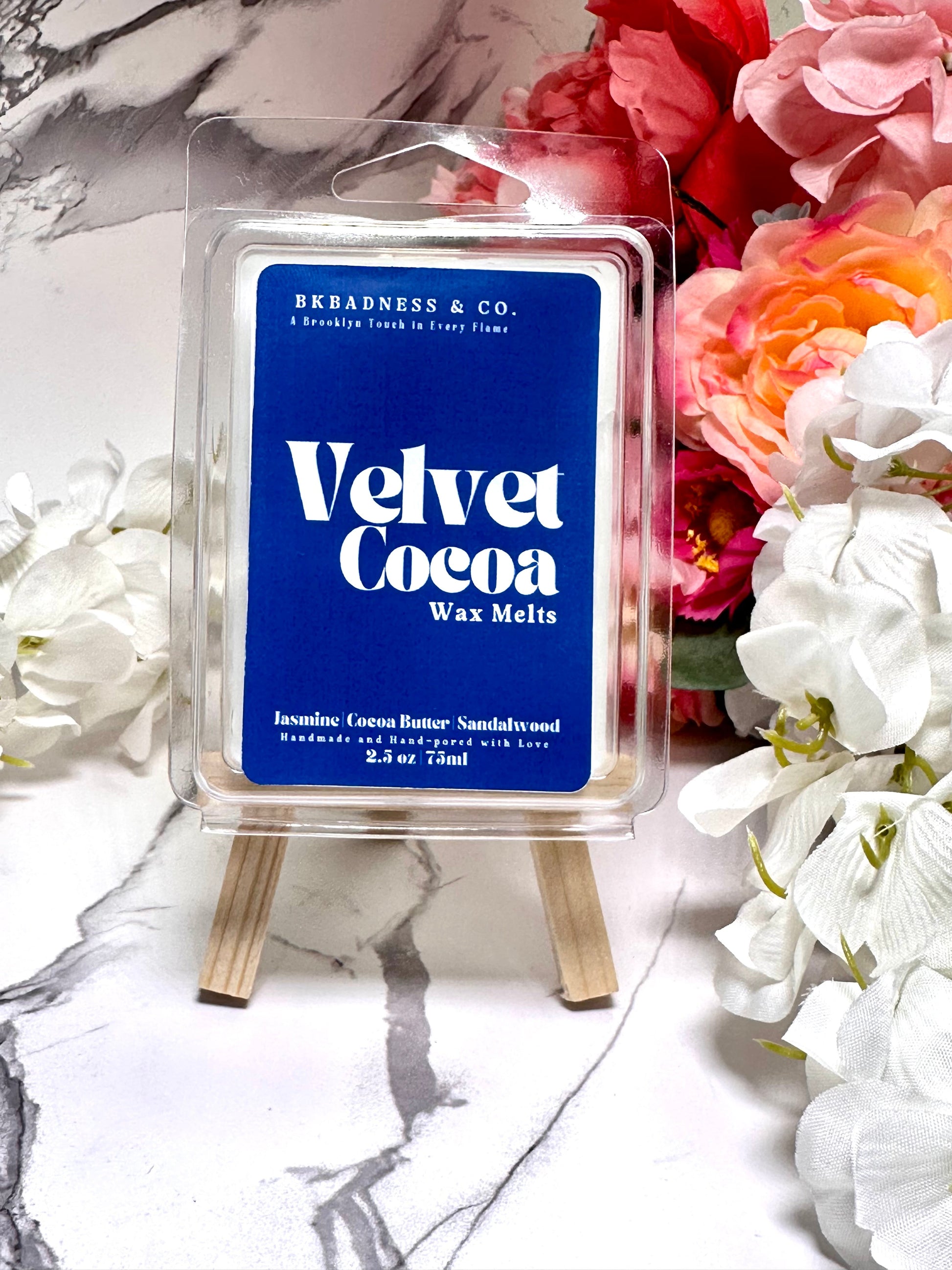Velvet Cocoa Wax Melt Bkbadness & Co.