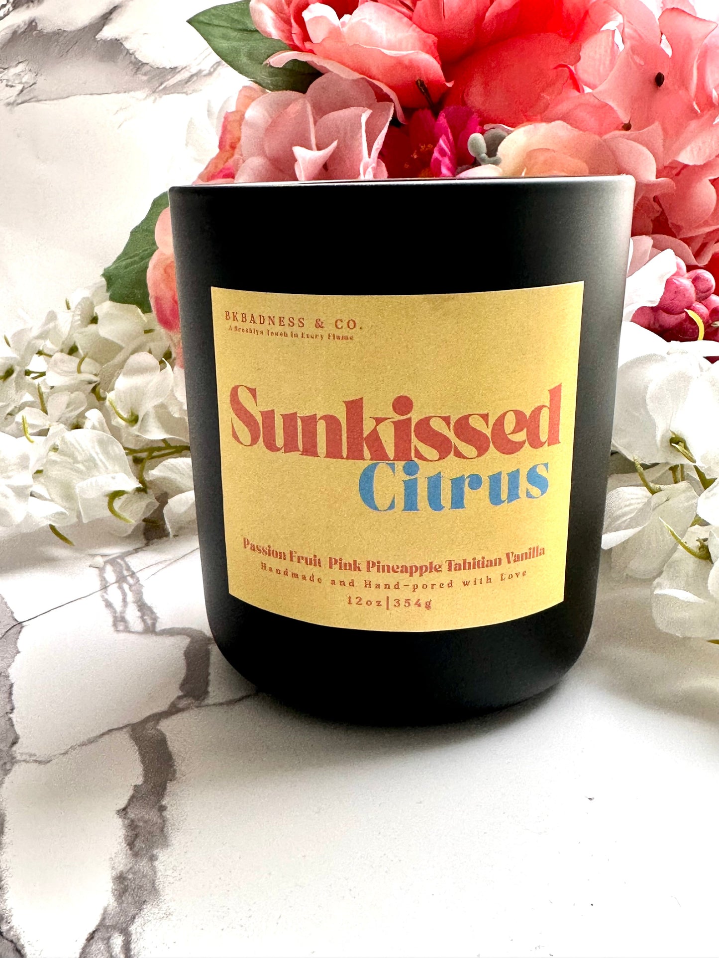 Sunkissed Citrus Candle Bkbadness & Co.
