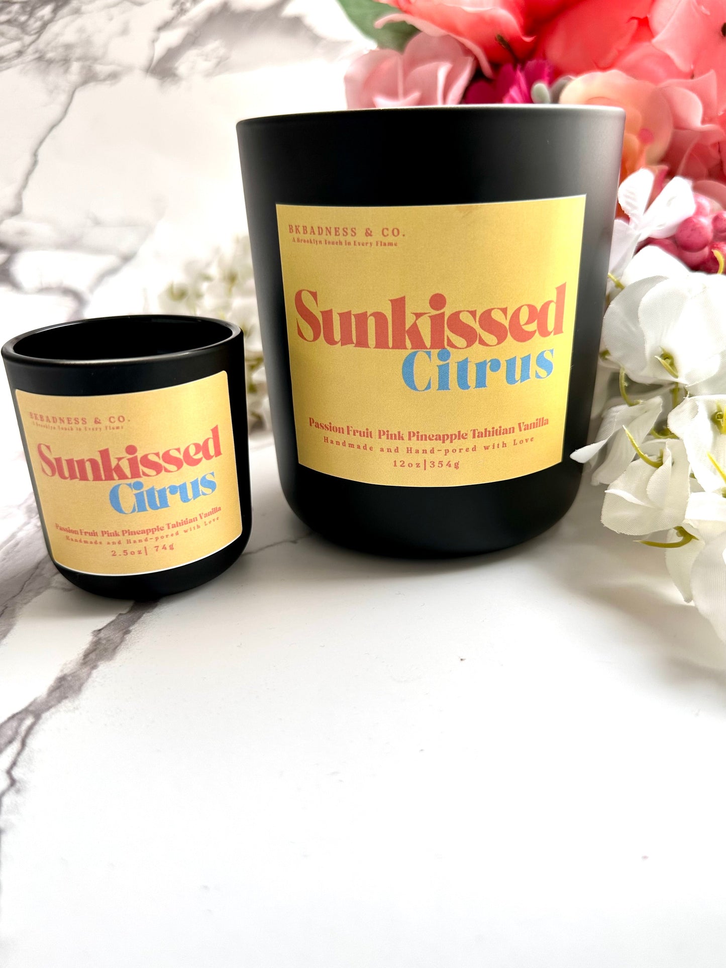 Sunkissed Citrus Candle Bkbadness & Co.