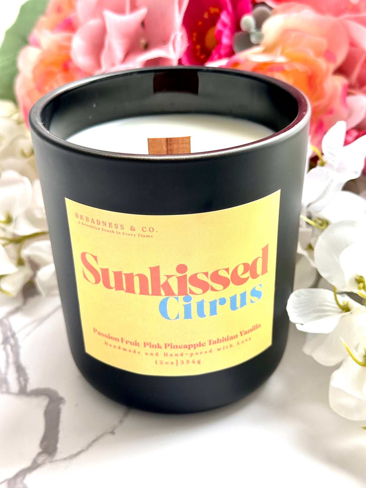 Sunkissed Citrus Candle Bkbadness & Co.