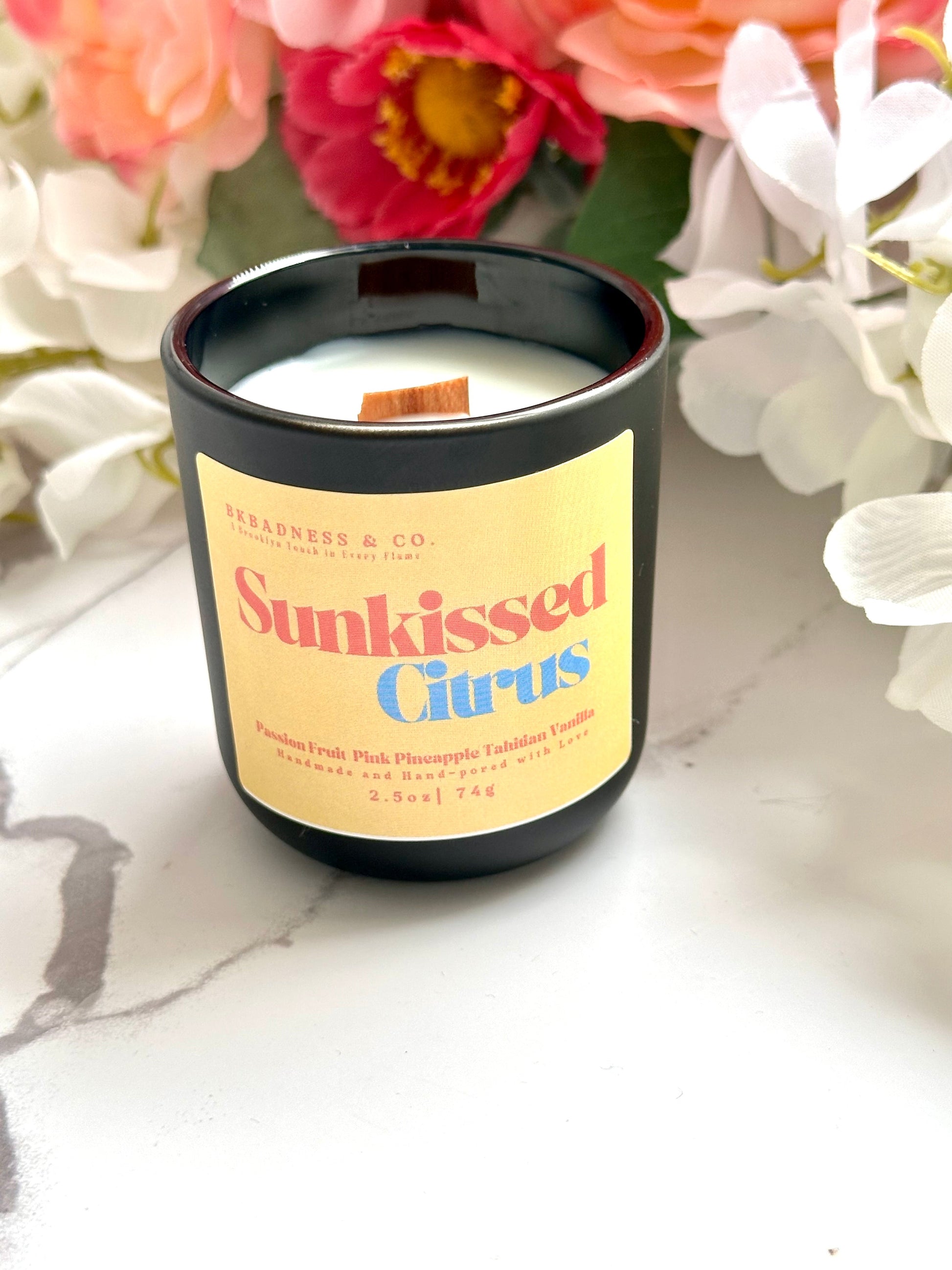 Sunkissed Citrus Candle Bkbadness & Co.